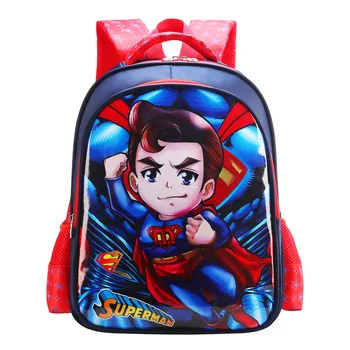 

3D Cartoon Iron Man Captain America Boy Girl Children Kindergarten School bag Teenager Schoolbags Student Backpacks