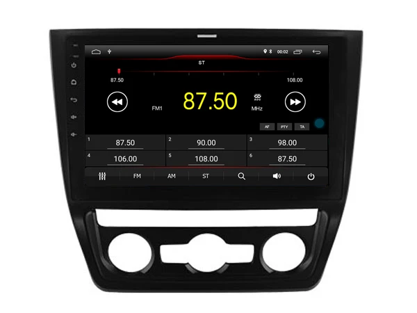 Perfect Car Android 9.0 Player for Skoda YETI 2014 Auto tape recorder 4G Lte sim card Bluetooth GPS Radio Head Unit 2.5D IPS screen 4