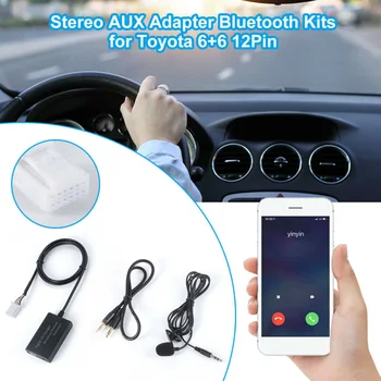 

Mic Cable Car Bluetooth Aux 11V-14.6V Module Unit Hands-free Stereo Adapter Kit