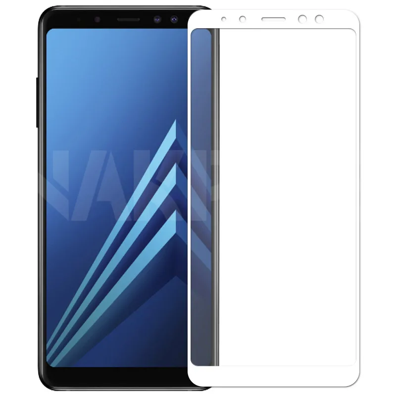9D Защитное стекло для samsung Galaxy A3 A5 A7 A6 A8 Plus A9 закаленное защитное стекло для экрана чехол