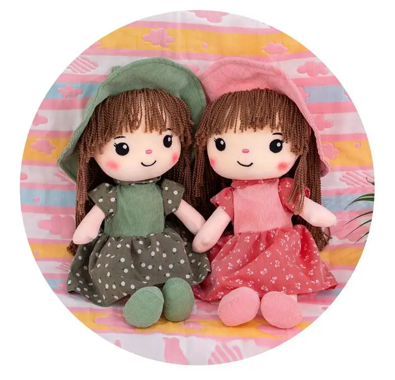 40cm cute ragdoll plush toy doll soft toy Stuffed Dolls Baby Accompany Doll Birthday Gift