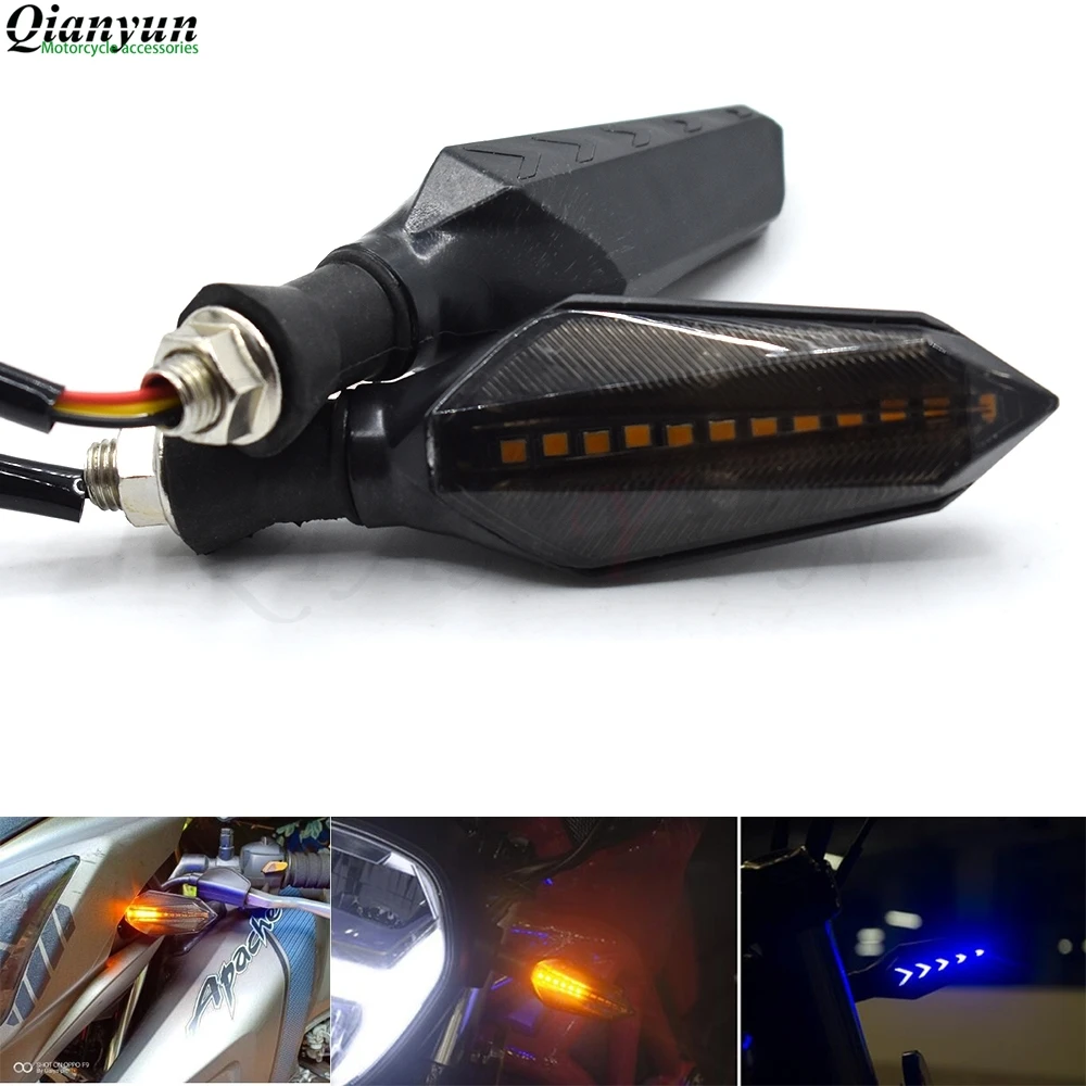 

2pcs motorcycle turn signal LED indicator blue yellow high quality For KAWASAKI Z300 Z750 Z750S Z750R Z800 Z900 Z1000 Z1000SX