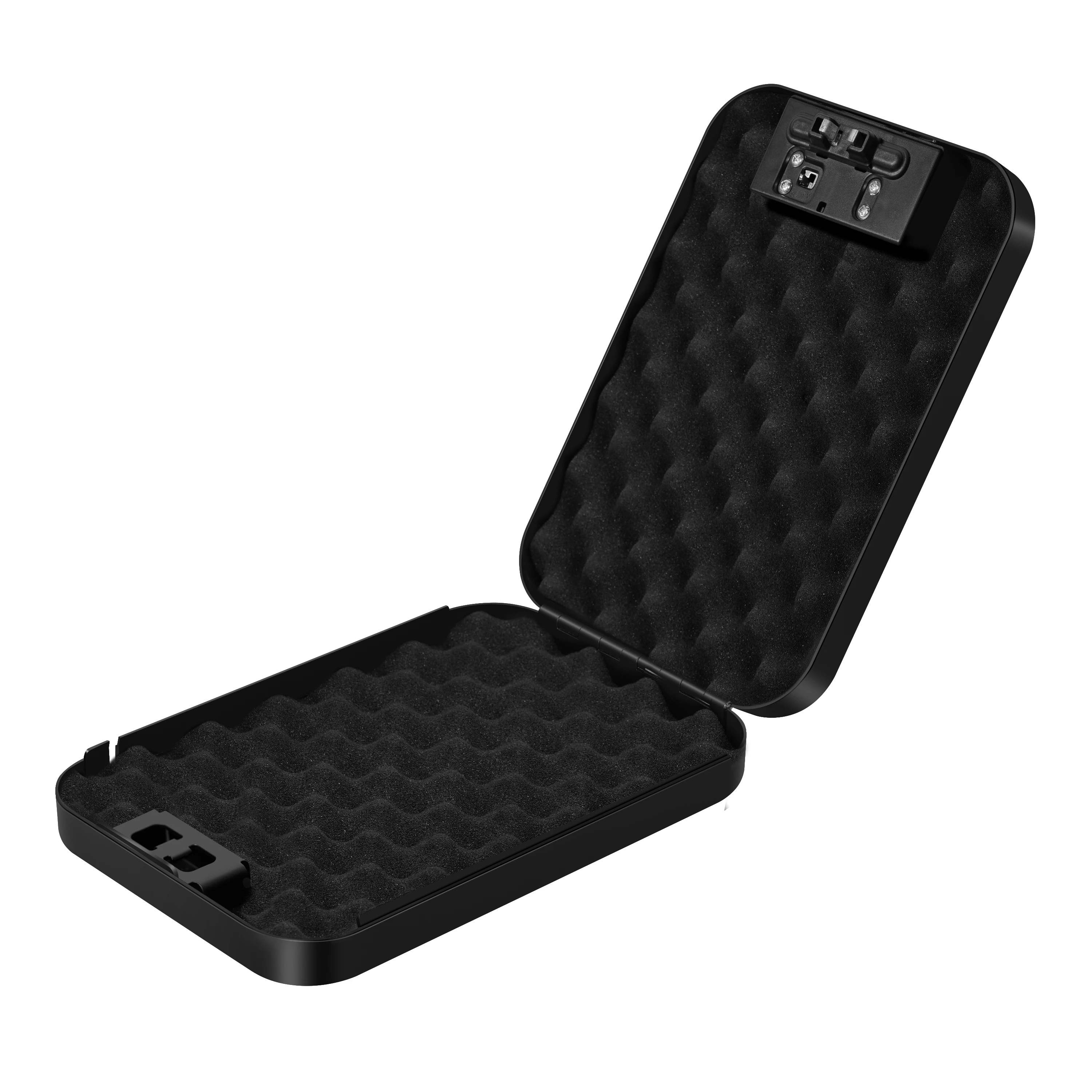 Portable Travel Fingerprint Pistol Safe Waterproof Moisture-Proof Box Mini Handgun Gun Safe with Steel Rope