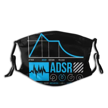

Great ADSR Techno Fashion Design Reusable Mask Great Quality Anti-Bacterial With Replaceable PM2.5 Filters