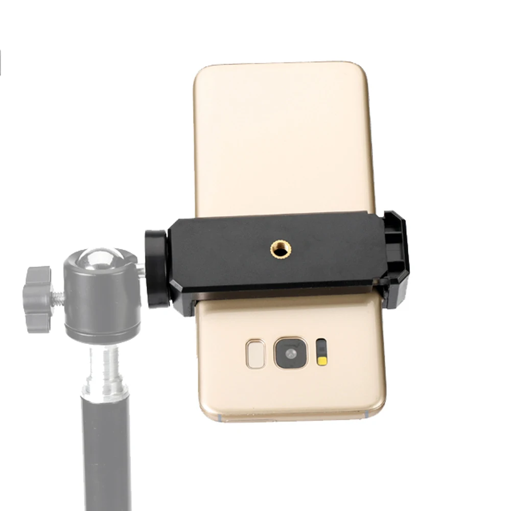 Универсальное крепление для телефона, зажим, держатель, штатив, камера, смартфон для iPhone 6 7 11 XS Max samsung S10 Note 10+ кольцевой светильник
