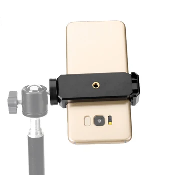 

Universal Mount Phone Clip Clamp Holder Tripod Camera Smartphone for iPhone 6 7 11 XS Max Samsung S10 Note Ring Light