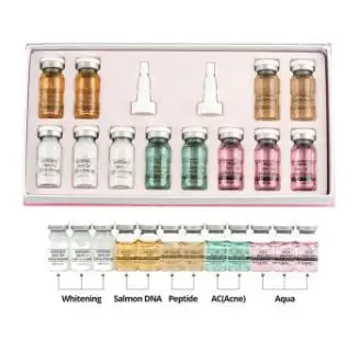 12pc gold serum BB крем светящаяся ручка антивозрастная Сыворотка Meso белая осветляющая сыворотка натуральный телесный консилер макияж CC основа DLD корейский - Цвет: 12pc gold serum
