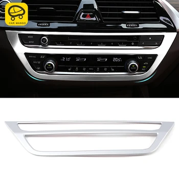 

CarManGo Car Accessories Center Console Button Panel Trim Sticker Cover Frame Interior Decoration for BMW 5 Series G30 2017-2020