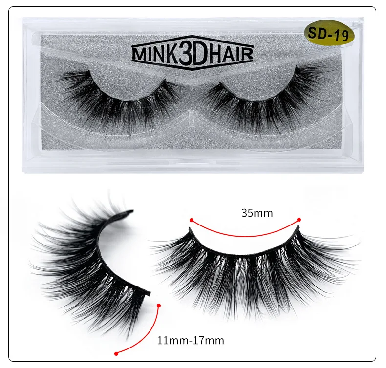 

YuBeauty Eyelash 3D Natural Long Criss-Cross SD-Series