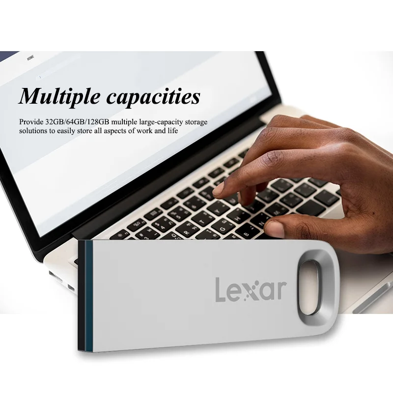 Lexar Jumpdrive M45 USB флэш-накопитель 128 Гб 64 ГБ 32 ГБ флеш-накопитель Флешка флеш-накопитель USB 3,0 карта памяти USB диск USB флэш-накопитель