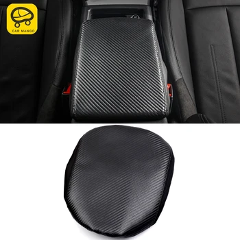 

CarManGo Car Care Center Armrest Box Protector Cover Mat Pad Cushion Interior Accessories for Audi A4 A5 S4 S5 B9 2017-2020