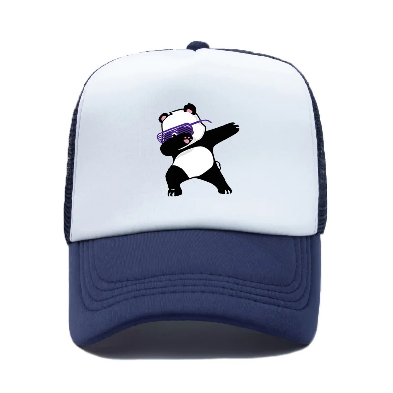 Qi xin cat plays the cool panda series baseball cap male and female hipster hip hop cap fashion joker hot style net hat