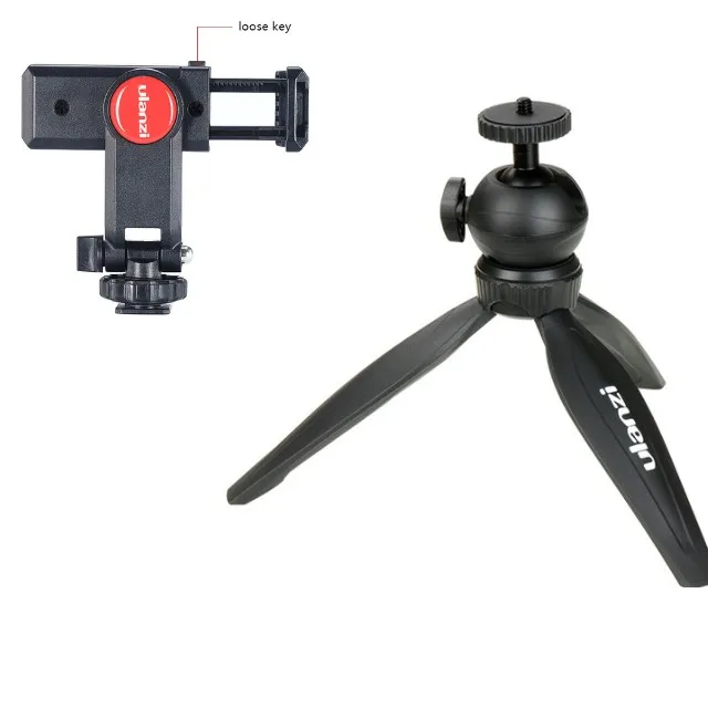 Kit 2 ULANZI 360 гибкий Телефон Штатив зажим крепежа держателя с холодным башмаком для iPhone samsung DSLR камеры мониторинга - Цвет: Kit 2