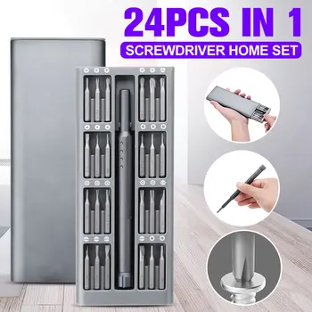 

25Pcs Multi-function Screwdriver Set 24-bit Precision Drill Alloy Equipment Repair Kit Suitable For Quartz Watches/Cameras