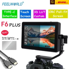 Nitze 5.5'' Monitor Cage Kit for FEELWORLD F6 PLUS/F5 Pro Momitor with HDMI Cable Clamp Sunhood and Monitor Holder-F6 PLUS-Kit