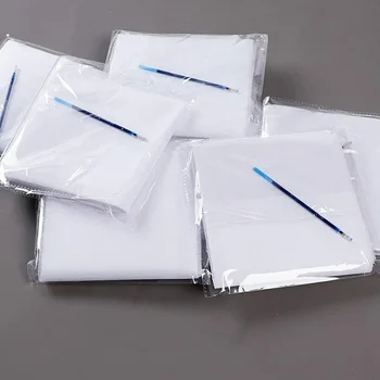 

DIY Handmade Craft Embroidery Transfer Paper Pattern Tracing Copy Carbon Paper Cloth With 1PC Water Consumption Pen