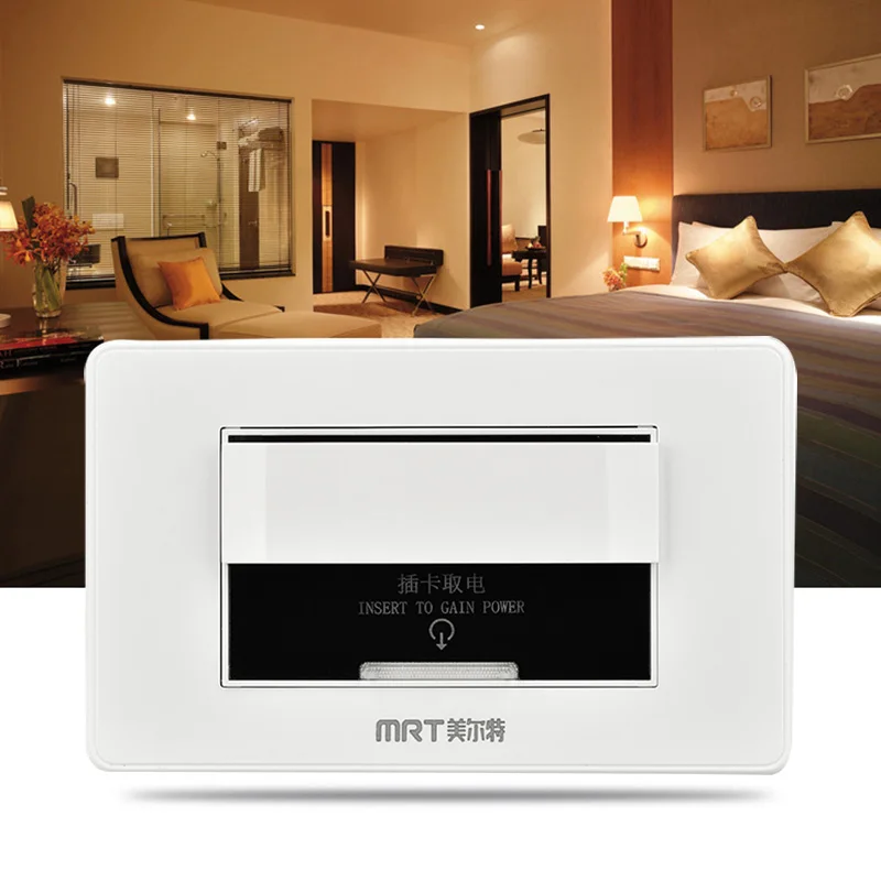 ABS пластиковая карта переключатель панели 86 мм смарт Индуктивный замок карты индукции дома гостиничной комнаты двери аксессуары для
