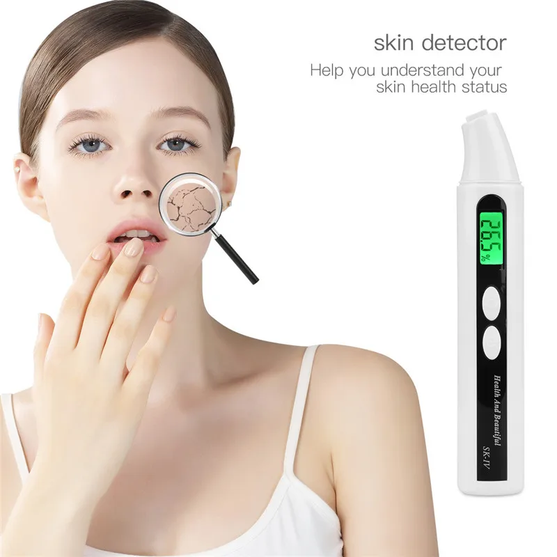 Precise Detector LCD Digital Skin Oil Moisture Tester for Face Skin Care with Bio-technology Sensor Lady Beauty Tool Spa Monitor