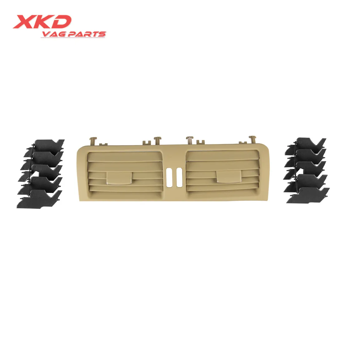 

Beige Front Console Center Gril Dash AC Air Heater Vent cover For M-ercede R350 R500 A2518300554