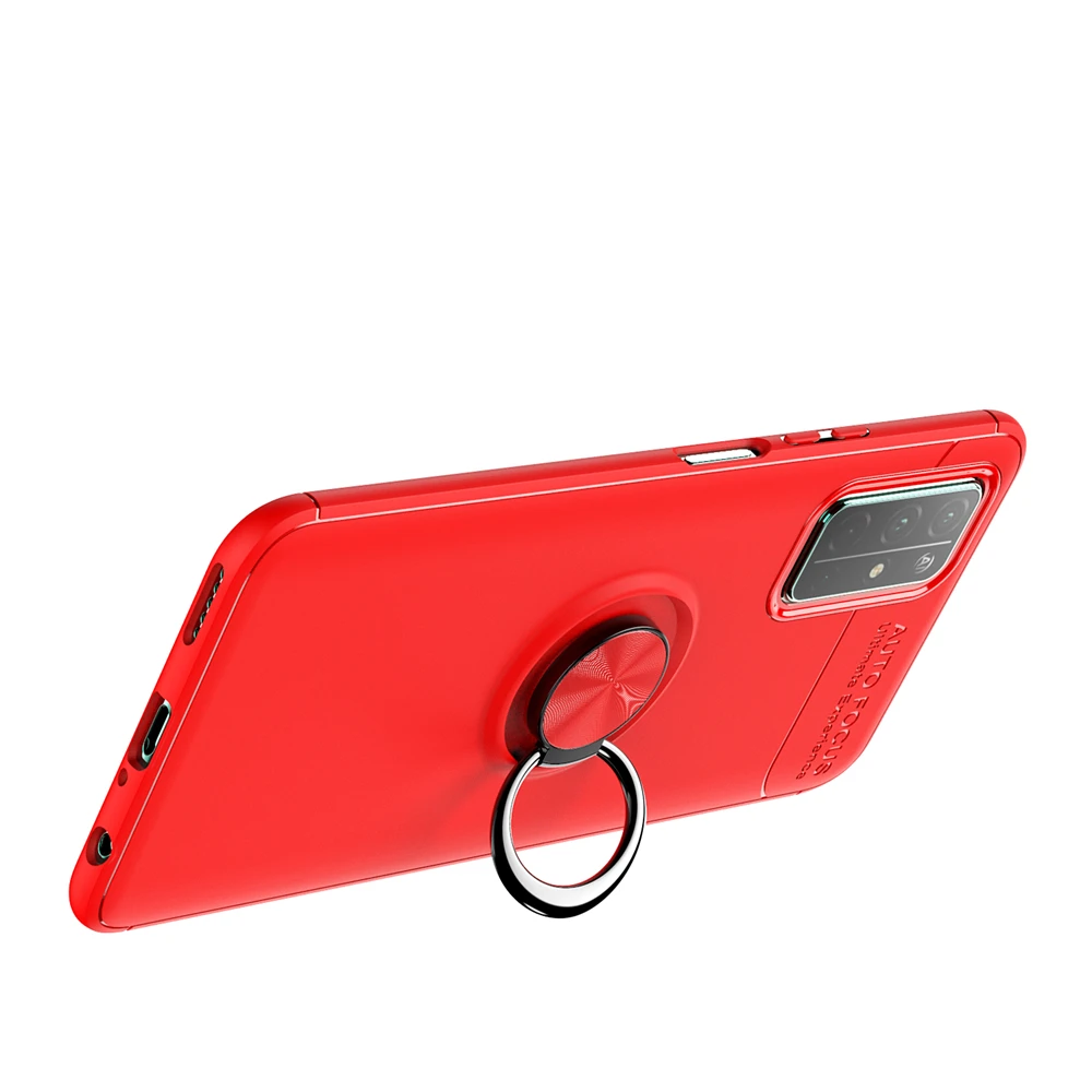 Мягкий чехол для телефона из ТПУ с магнитным кольцом Huawei Honor 30S/ Enjoy 10E/ Y7P P40 P40pro