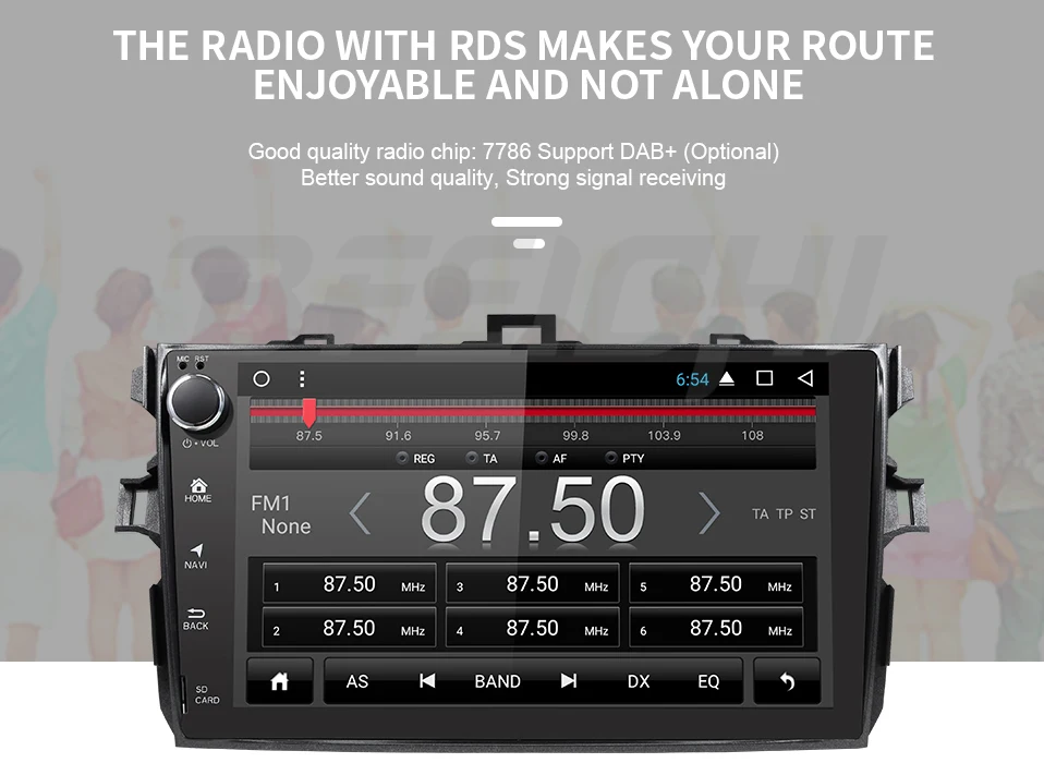 Sale Android 9.0 PX30 car dvd player for Toyota Corolla  9 inch 1024*600 screen car radio stereo gps navigation video player 4