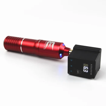 

Professional Tattoo Kit Tattoo Machine Pen With Mini touch screen display wireless charging power Tattoo Kit Free Shipping