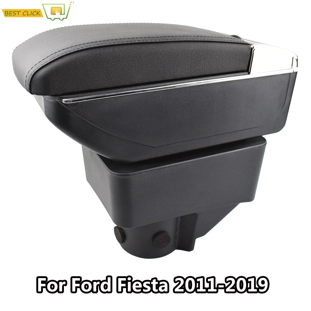 Storage Box For Ford Fiesta 2011 2019 Arm Rest Ashtray Dual Layer