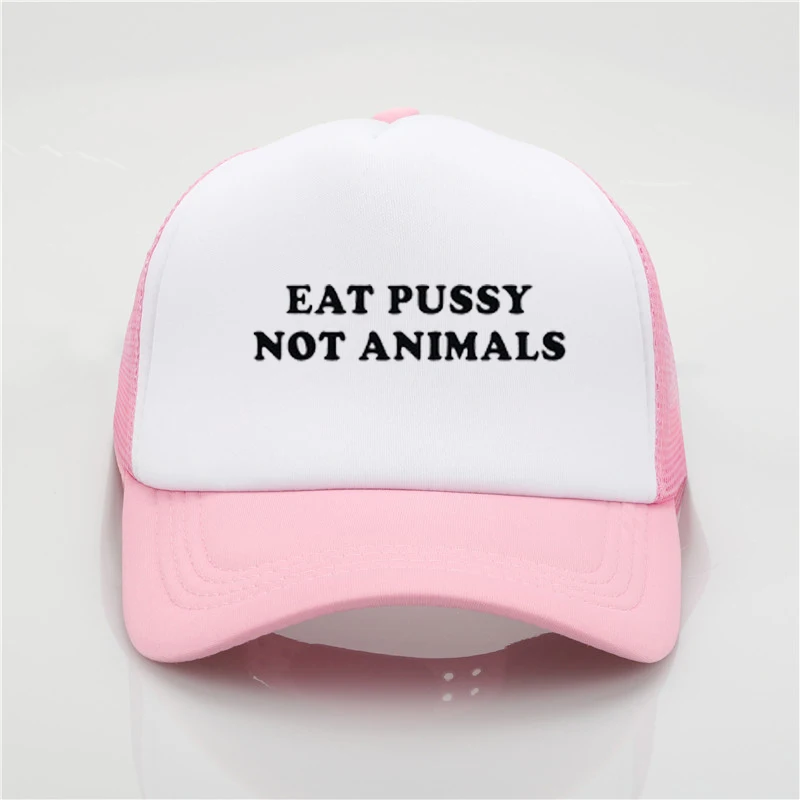 Eat Pussy шапка с сеткой eat pussy ее vegan печать бейсболка Мужская wo мужская летняя Трендовая шапка новая Солнцезащитная шляпа пляжный козырек шляпа - Цвет: Цвет: желтый
