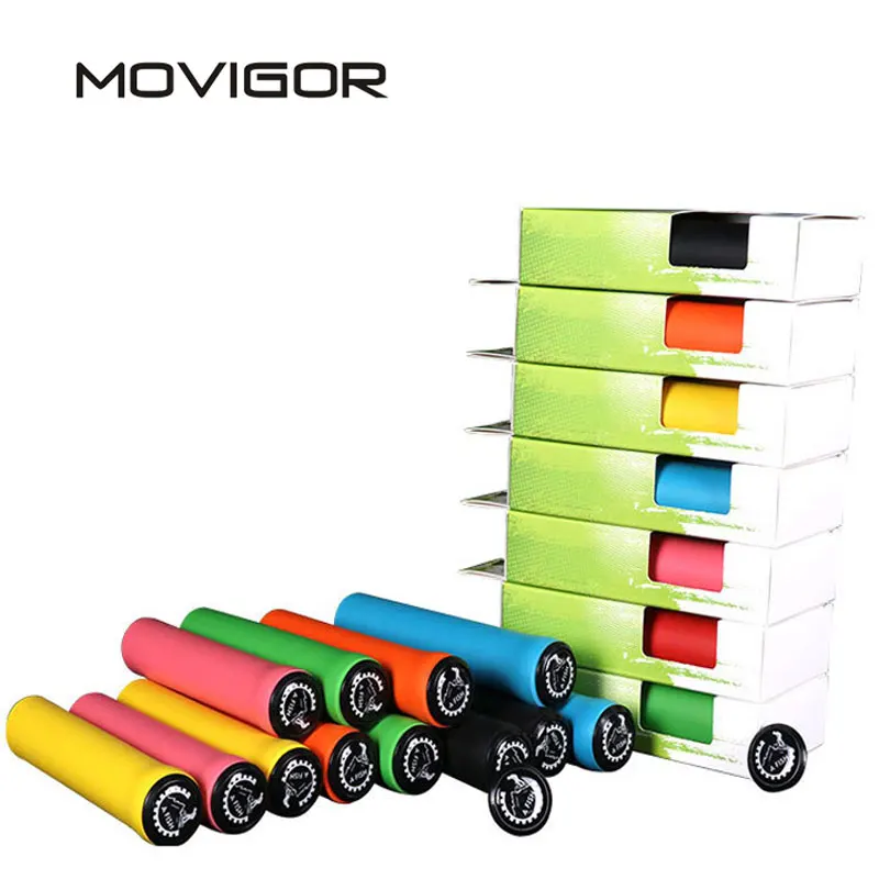 MOVIGOR 7 цветов ручки для велосипеда, ручки для велосипеда, сверхлегкие силиконовые гелевые ручки для горного велосипеда, ручки для шоссейного велосипеда, удобные велосипедные аксессуары