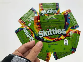 

Medicated Sour Skittles Green Mylar Bags Local Medicated Edibles Smell Proof Bags fpkNd