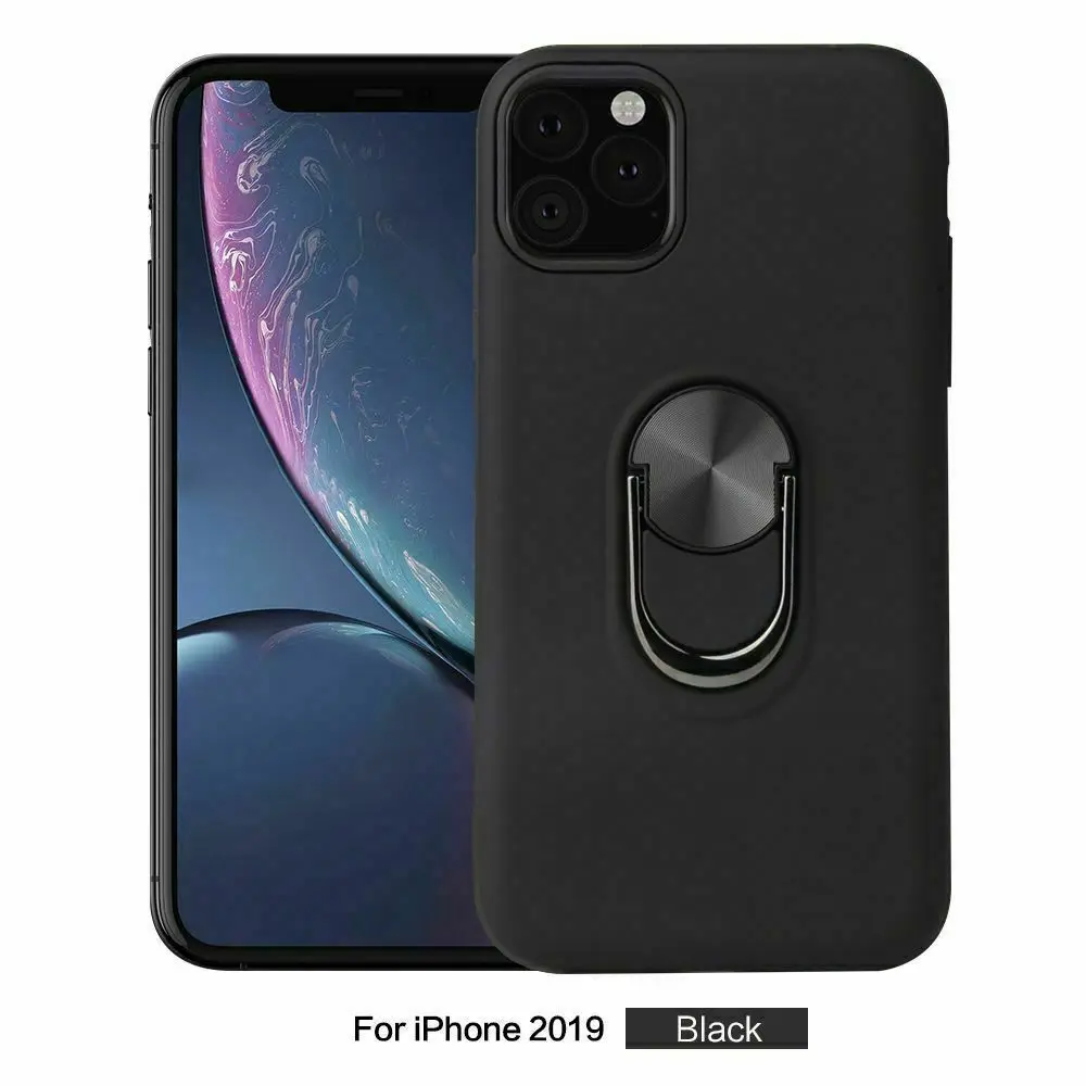 Магнитный чехол для iPhone() 6," 7 8 XR 360 с кольцом-держателем и подставкой