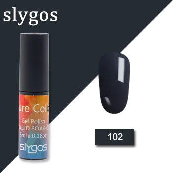 102 SLYGOS 6 мл цветной УФ гель осень и зима горячая распродажа Полупостоянный замочить от шоколада оранжевый гель для ногтей лак для маникюра - Цвет: 102