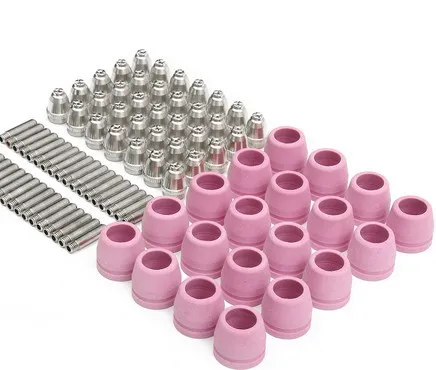 

Plasma Cutting AG60 SG55 Electrode Protective Cap of Nozzle 90-Piece Set [SKU482566]