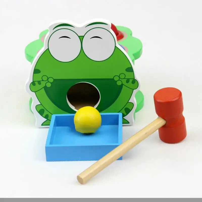  Mungbean Frog Playing Table Baby Toy Playing Ground Mouse Young Cing Wooden Playing Table Intellige