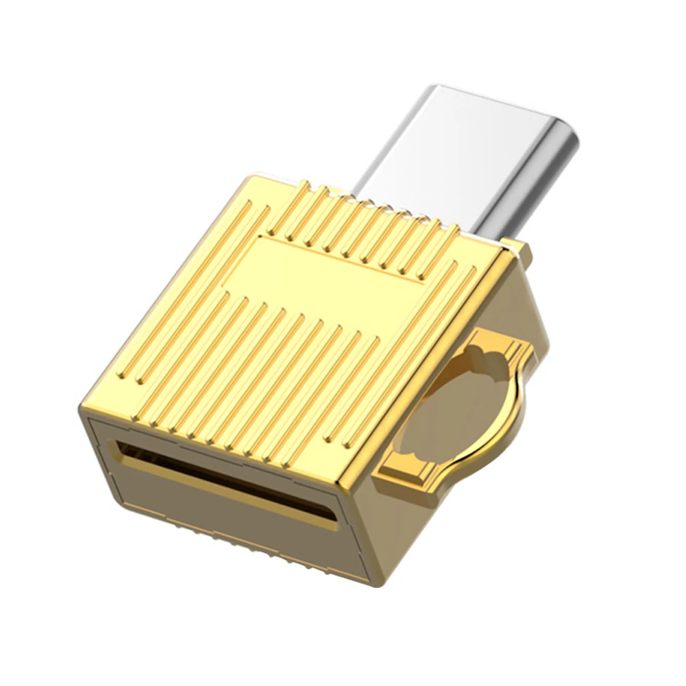 5 Type-C OTG USB 2,0 микро высокоскоростной металлический кард-ридер прочный мини портативный чемодан Форма Универсальный TF компьютер - Цвет: 5