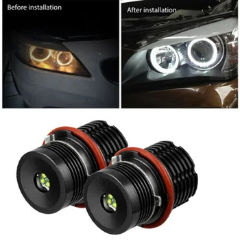 

2pcs Angel Eye Bulbs 40W For BMW E39 E60 Aluminum White 12V Marker Light