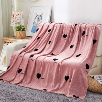 

Cozy love wine red blanket summer solid color super warm soft blankets throw on sofa/bed/ travel plaids bedspreads sheets