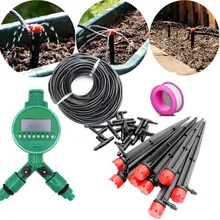 Special Offers 20/25/30m Garden DIY Automatic Watering Micro Drip Irrigation System Garden Self Watering Kits Adjustable Dripper Spray Cooling