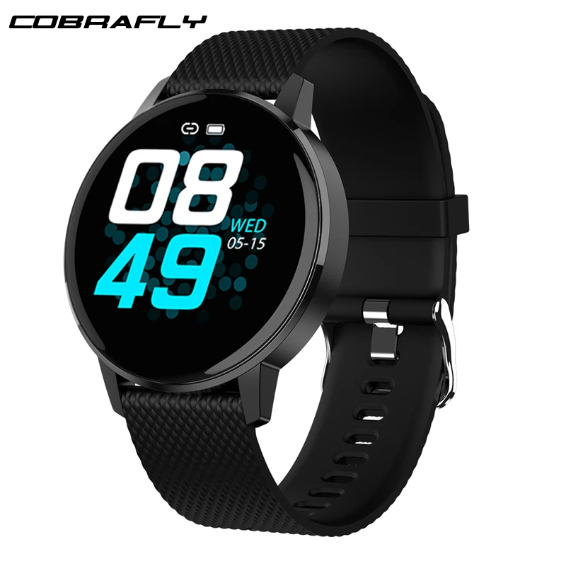 

Cobrafly T4 Smart Watch IP68 Waterproof Clock Band Tempered Glass Fitness Bracelet Heart Rate Monitor Sport Smartwatch Men Women