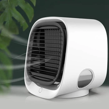

Desktop Small Air Conditioner Household Mini Cooling Fan USB Water Cooling Fan Humidifier Purifier Multifunction Summer