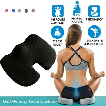 

Chair Cushion Memory Foam Gel Sofa U Seat Pillow Comfort Hip Lift Pad Orthopedic Back Floor Butt Relieve Seat Home Office Decor