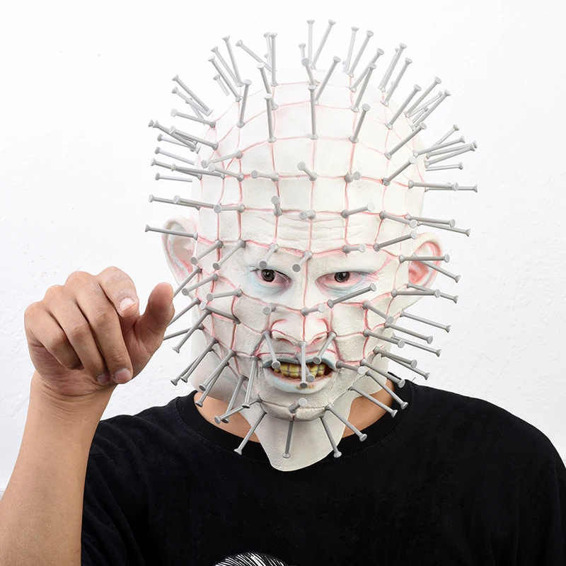 Hellraiser Scary Pinhead Latex Mask 6