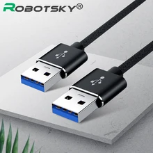 Удлинительный кабель 5 Гбит/с USB 3,0 Супер Скорость двойной Тип к Тип для передачи данных, кабель, шнур синхронизации для Радиатор USB 3,0 Удлинительный кабель передачи данных