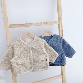 

Toddler Girl Winter Clothes Jackets Thicken High Quality Lamb Coats for Girl Kids Clothing 1 2 3 4 5 Years Children Outwear Coat
