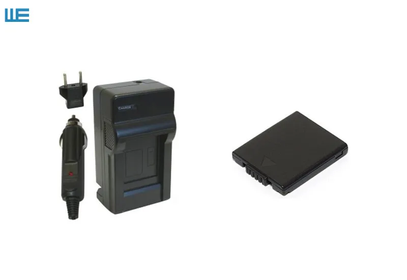 CGR-S001 CGA-S001 DMW-BCA7 BP-DC2 BPDC2 Батарея+ Зарядное устройство для цифрового фотоаппарата Panasonic Lumix DMC-F1 DMC-F1B DMC-F1K DMC-F1S DMC-FX1 FX5 - Цвет: Белый