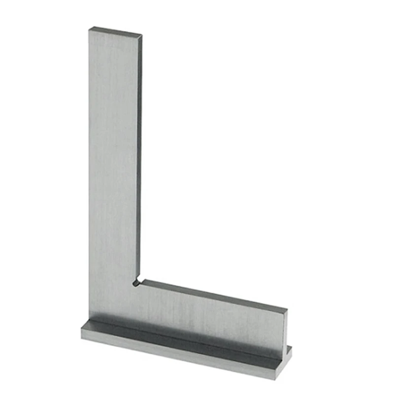 

EASY-High-Precision Flat Square Ruler With Seat Angle Protractor Universal Angle Gauge