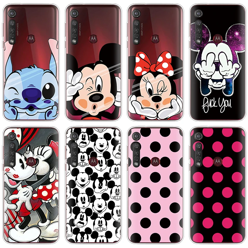 

Fashion Cartoon Couple Phone Case For Motorola Moto G8 Plus Cute Soft TPU Back Cover For Motorola Moto G8 Play Case Clear Luxury
