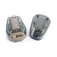 Тактический страйкбол выживания лампа для шлема HEL STAR 6 GEN 3 сигнала зеленый красный ИК стробоскоп водонепроницаемый военный, для выживания шлем свет