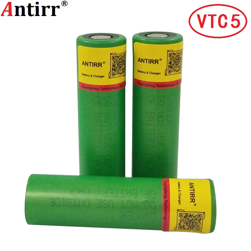 VTC5 18650 2600mAh 3 7 v литий-ионная аккумуляторная батарея для электронных сигарет
