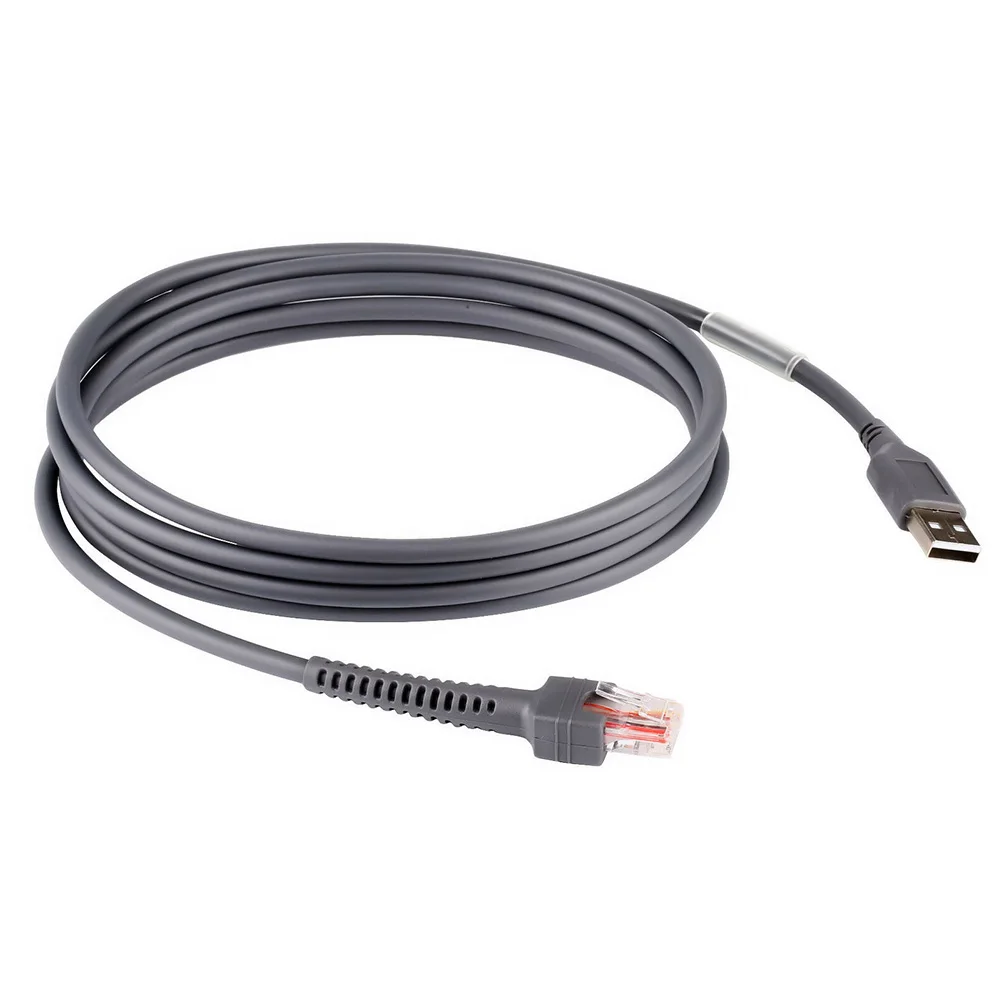 USB 2,0 цифровой кабель сканера практическая Замена сети высокоскоростной 6 футов символ штрих-кода Профессиональный мужчина к RJ45